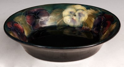 Lot 53 - A William Moorcroft circular SHALLOW DISH with...