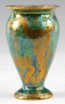 Lot 60 - A LATE 19TH CENTURY WEDGEWOOD LUSTRE FLARED...