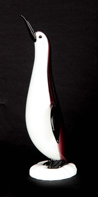 Lot 29 - A MURANO MODEL OF A STANDING PENGUIN 32cm high...