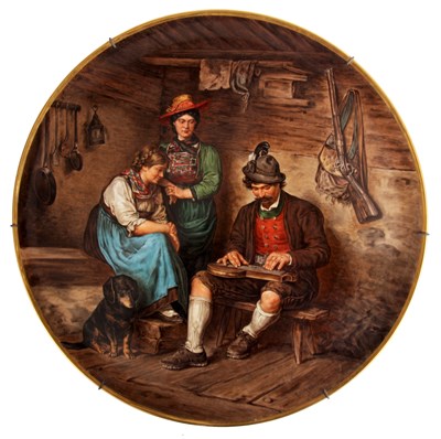 Lot 62 - A HUBER 

A late 19th Century Vienna Porcelain...