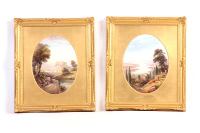 Lot 62 - RAYMOND RUSHTON A FINE PAIR OF ROYAL WORCESTER...