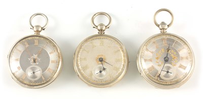 Lot 223 - A COLLECTION OF THREE MID 19TH CENTURY SILVER...