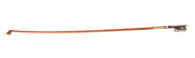Lot 454 - A 20TH CENTURY GERMAN VIOLIN BOW BY ARTHUR...