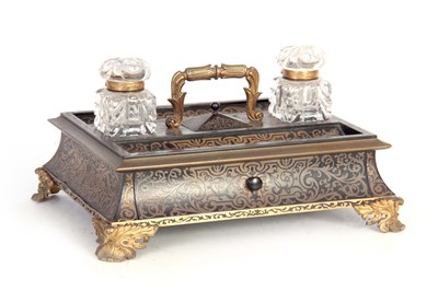 Lot 537 - A FINE 19TH CENTURY FRENCH EBONIZED AND...