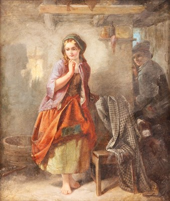Lot 371 - JOHN CALLCOTT HORSLEY RA 1817 - 1903 
 OIL ON...