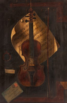 Lot 375 - W.G. BECKER 19th CENTURY 
 OIL ON CANVAS
 'THE...