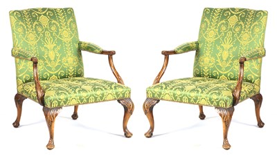 Lot 963 - A PAIR OF LATE 19TH CENTURY MAHOGANY...