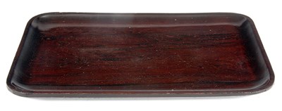 Lot 166 - A 19th CENTURY ZITANG SHALLOW RECTANGULAR TRAY...