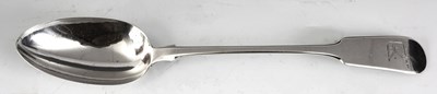 Lot 277 - AN EARLY WILLIAM IV FIDDLE PATTERN SILVER...