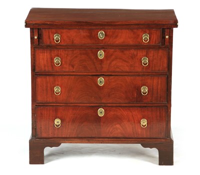 Lot 982 - AN EARLY 18TH CENTURY WALNUT BACHELORS CHEST...