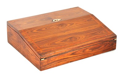 Lot 1004 - A REGENCY TULIP WOOD AND SATINWOOD CROSS...