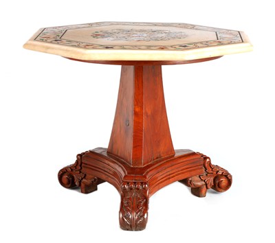 Lot 1019 - A MINIATURE REGENCY STYLE OCCASIONAL TABLE the...