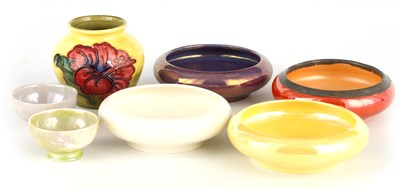 Lot 103 - A MOORCROFT MINIATURE HIBISCUS PATTERN...