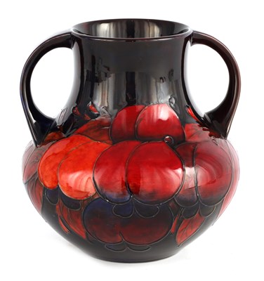 Lot 106 - A 1930S/40S MOORCROFT LARGE TWO HANDLED...