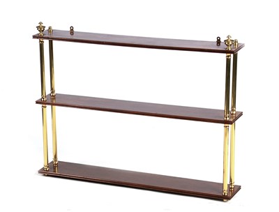 Lot 1066 - A SET OF 19TH CENTURY MAHOGANY THREE TIER...