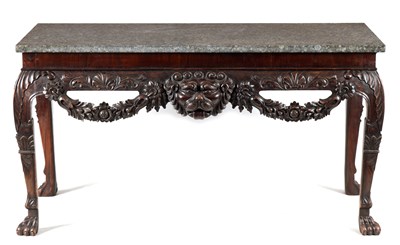 Lot 1108 - A LATE 19TH CENTURY MAHOGANY IRISH STYLE...