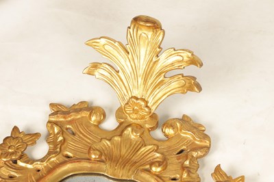 Lot 1109 - A PAIR OF 19TH CENTURY CARVED GILT WOOD...