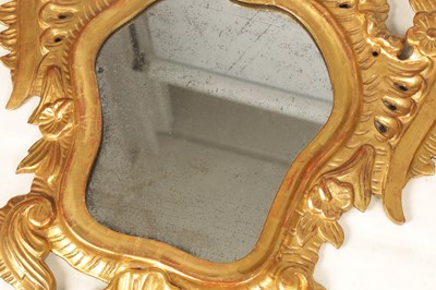 Lot 1109 - A PAIR OF 19TH CENTURY CARVED GILT WOOD...