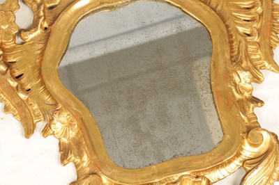 Lot 1109 - A PAIR OF 19TH CENTURY CARVED GILT WOOD...
