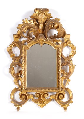 Lot 1128 - AN ORNATE 19TH CENTURY ITALIAN FLORENTINE GILT...