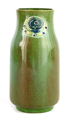 Lot 113 - A MOORCROFT PALE GREEN FLAMMINIAN WARE...