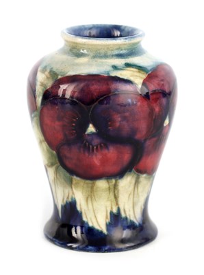Lot 115 - A MOORCROFT BURSLEM MINIATURE INVERTED...