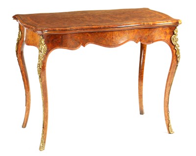 Lot 1150 - A 19TH CENTURY FRENCH KINGWOOD CROSS-BANDED...
