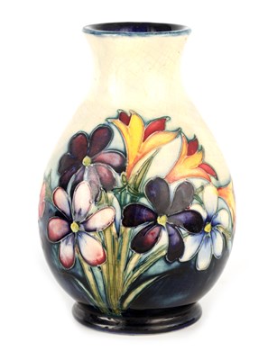 Lot 119 - A 1930S/40S MOORCROFT BALUSTER VASE decorated...