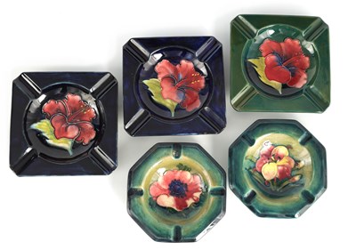 Lot 131 - A COLLECTION OF THREE SQUARE AND A PAIR OF...