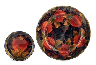 Lot 137 - A MOORCROFT BURSLEM CIRCULAR SHALLOW DISH with...