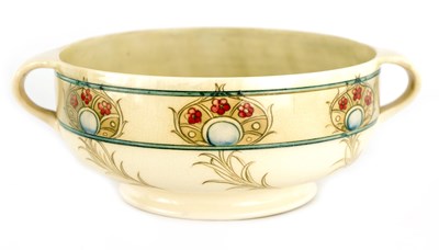 Lot 163 - AN ART DECO STYLE WILLIAM MOORCROFT TWO...
