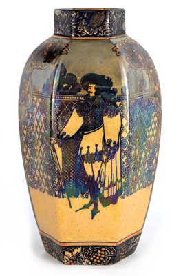 Lot 218 - A ROYAL DOULTON PRINTEDWARE HEXAGONAL TAPERING...