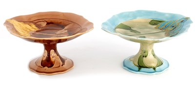 Lot 230 - A MINTON LTD SECESSTIONIST WARE LEAF SHAPED...