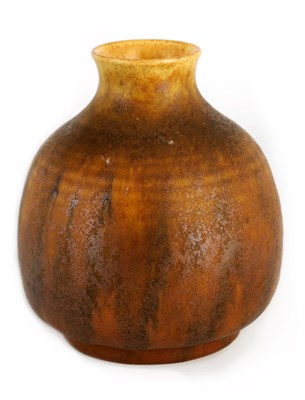 Lot 242 - A ROYAL LANCASTRIAN RIBBED SHOULDERED BULBOUS...