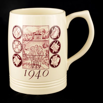 Lot 256 - WITHDRAWN - A WEDGWOOD 1940 BARLASTON SEPIA...
