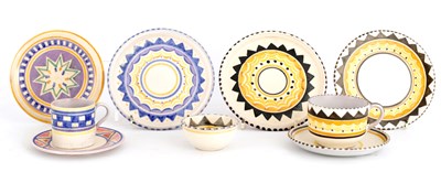 Lot 264 - A COLLECTION OF POOLE GEOMETRIC PATTERN...