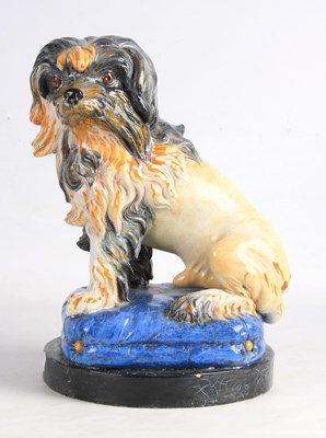 Lot 281 - A 19TH CENTURY POLYCHROME TERRACOTTA SCULPTURE...