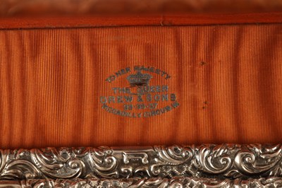 Lot 387 - A FINE VICTORIAN CROCODILE SKIN LADIES...