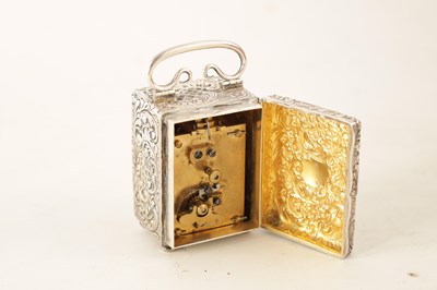 Lot 387 - A FINE VICTORIAN CROCODILE SKIN LADIES...