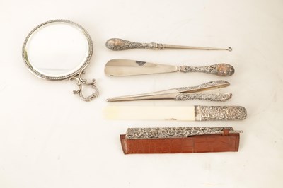 Lot 387 - A FINE VICTORIAN CROCODILE SKIN LADIES...