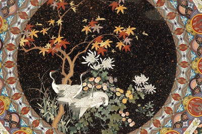 Lot 434 - AN IMPRESSIVE JAPANESE MEIJI PERIOD CLOISONNE...