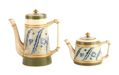 Lot 47 - AN EARLY MACINTYRE BURSLEM TAPERING COFFEE POT...