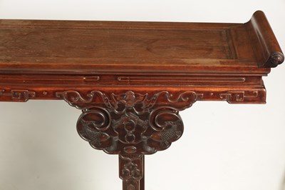 Lot 478 - A 19TH CENTURY CHINESE HUANG HUA LI WOOD ALTAR...