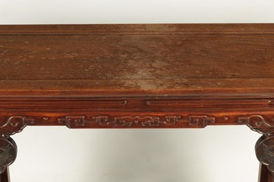 Lot 478 - A 19TH CENTURY CHINESE HUANG HUA LI WOOD ALTAR...