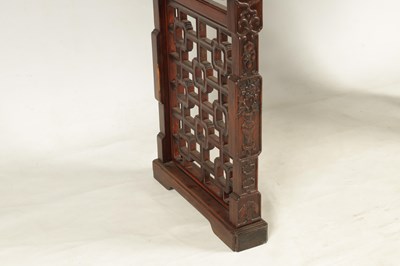 Lot 478 - A 19TH CENTURY CHINESE HUANG HUA LI WOOD ALTAR...