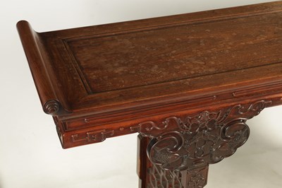 Lot 478 - A 19TH CENTURY CHINESE HUANG HUA LI WOOD ALTAR...