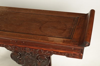 Lot 478 - A 19TH CENTURY CHINESE HUANG HUA LI WOOD ALTAR...