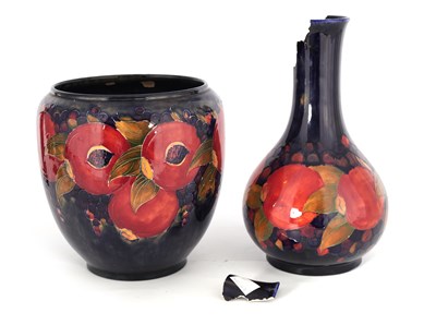 Lot 52 - AN EARLY MOORCROFT BURSLEM LARGE OVOID VASE...