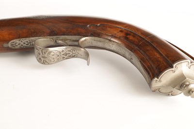 Lot 520 - A CASED PAIR OF MID 19TH CENTURY CONTINENTAL...