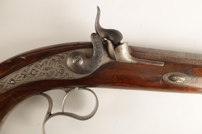 Lot 520 - A CASED PAIR OF MID 19TH CENTURY CONTINENTAL...